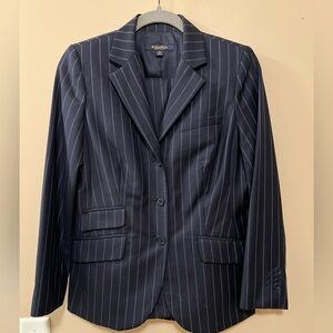 Brooks Brothers Navy Pinstripe Suit